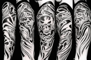 Bloody aspid tattoo idea
