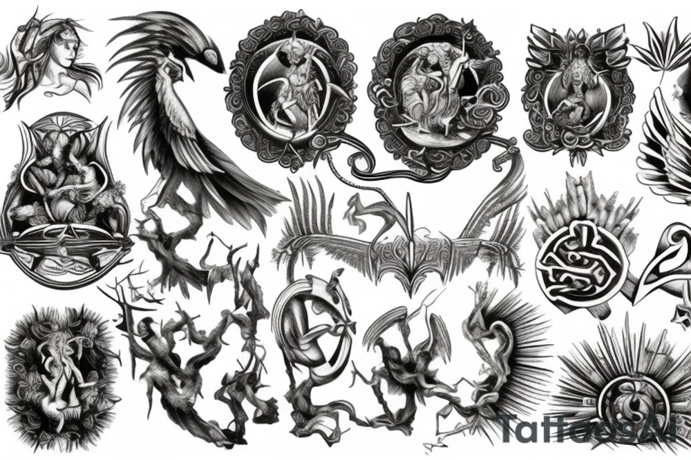 mythological tattoo idea