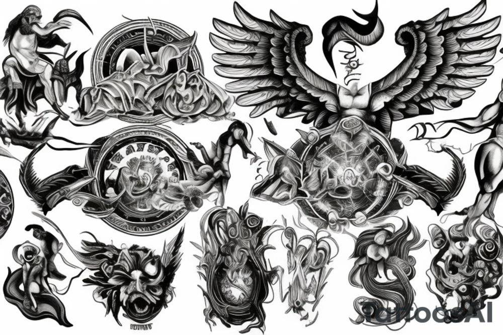mythological tattoo idea