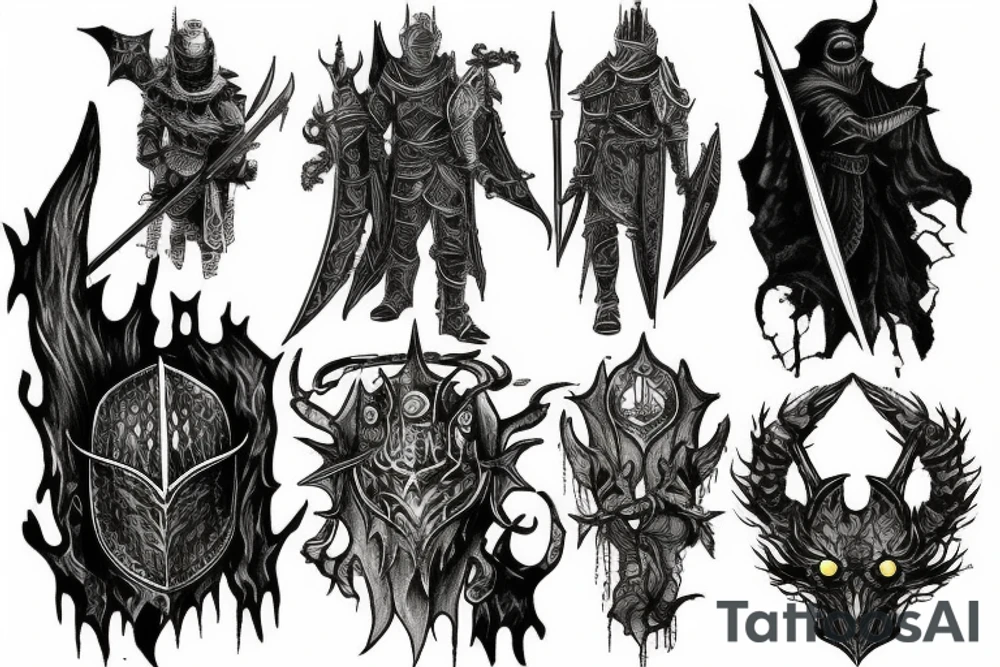 Dark souls tattoo idea