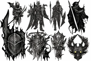 Dark souls tattoo idea