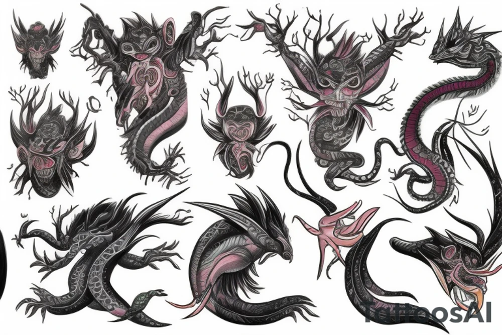 zouyu creature tattoo idea