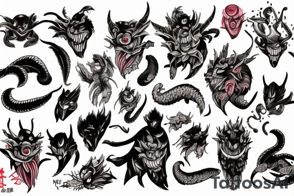 zouyu creature tattoo idea