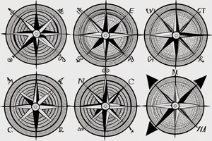 Nordic compass tattoo idea