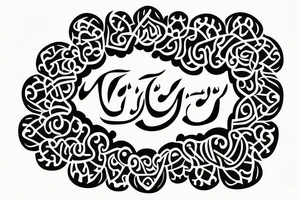 A tattoo to symbolize my mom who speaks urdu and my dad who speaks malayalam tattoo idea