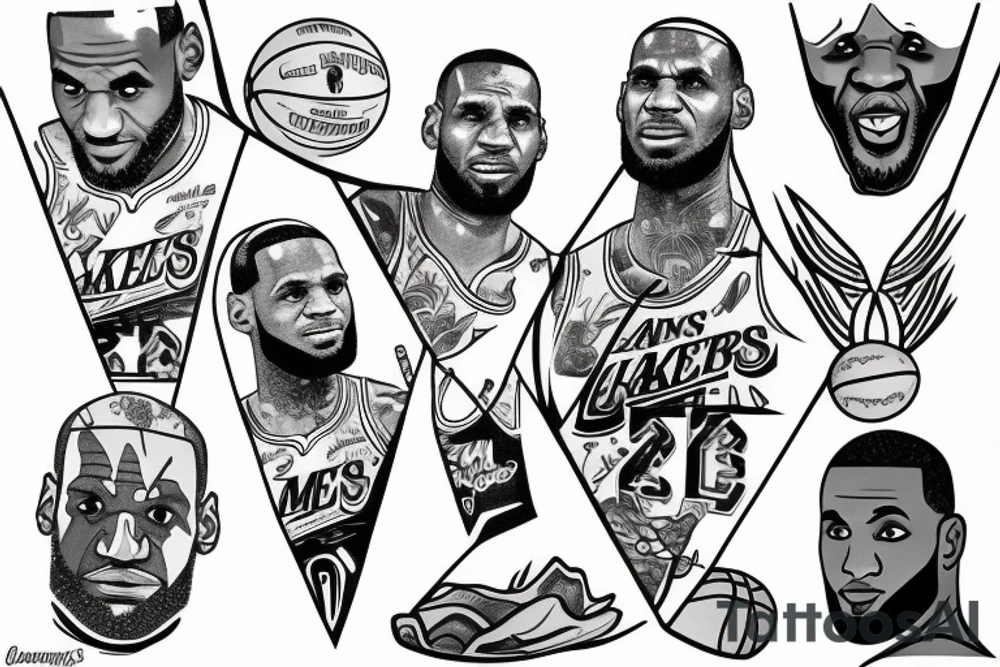 lebron james tattoo idea