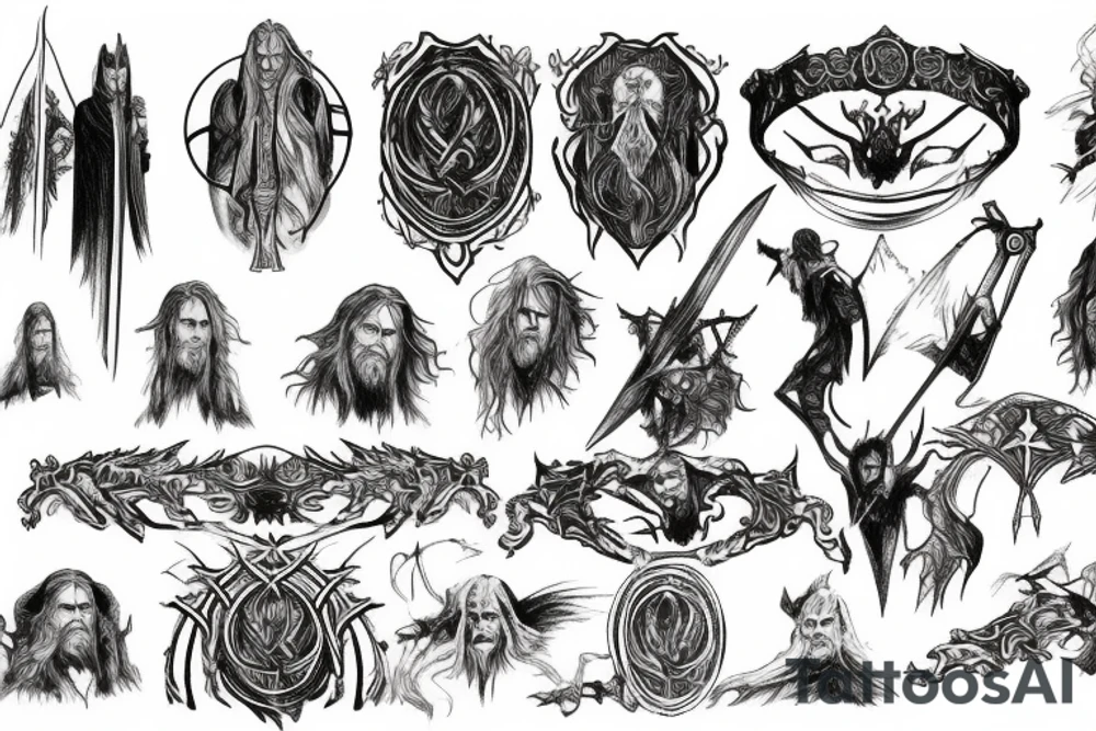 Lord of the rings tattoo idea