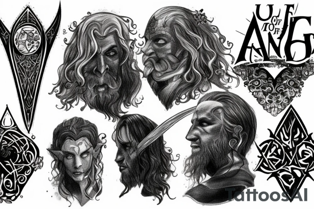 Lord of the rings tattoo idea