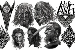 Lord of the rings tattoo idea