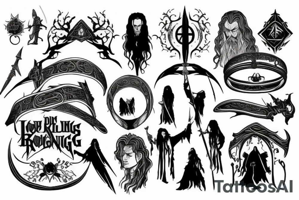 Lord of the rings tattoo idea