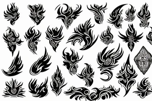 flames tattoo idea