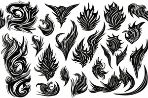 flames tattoo idea