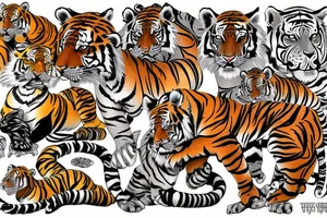 tiger tattoo idea