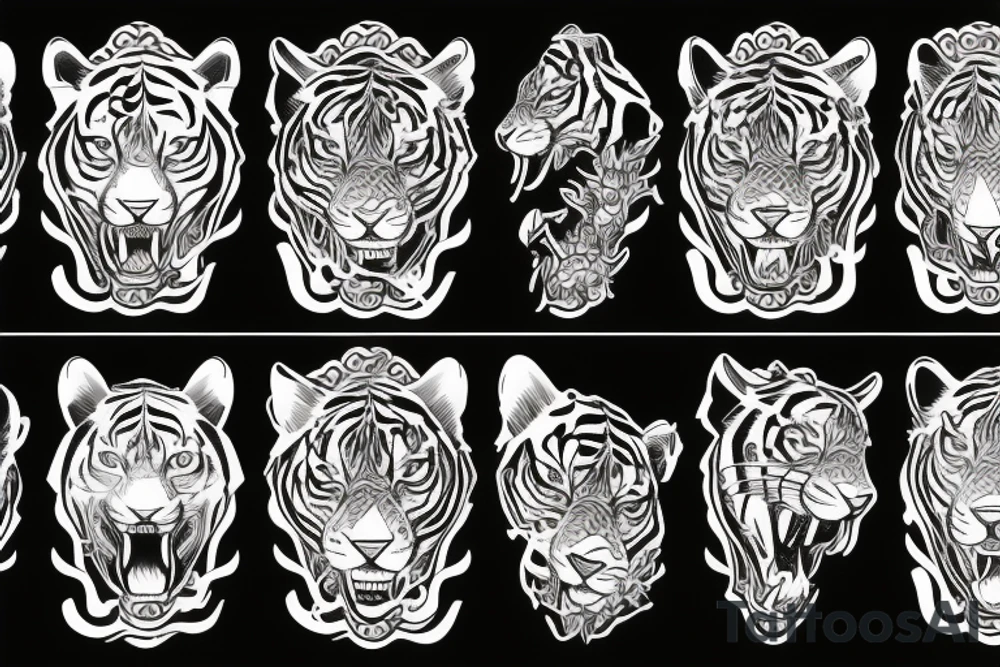 tiger tattoo idea