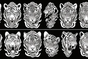 tiger tattoo idea