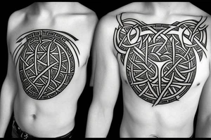 crow norse thor yggdrasil Vegvisir tattoo idea