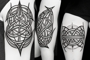 crow yggdrasil Vegvisir tattoo idea