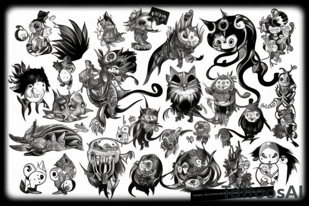 trhiskeleon tattoo idea