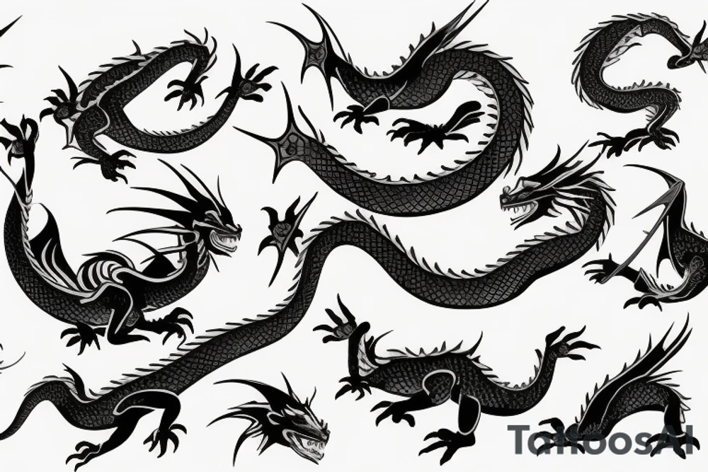 dragon tattoo idea
