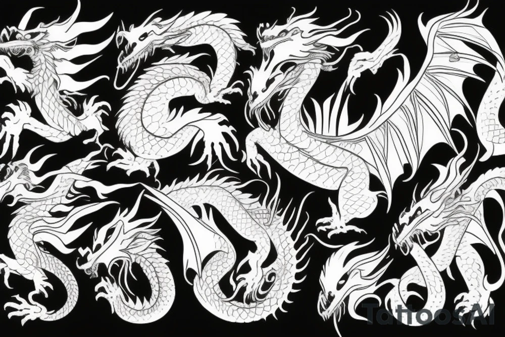 dragon tattoo idea
