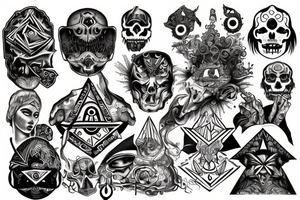 Illuminati mind slave tattoo idea