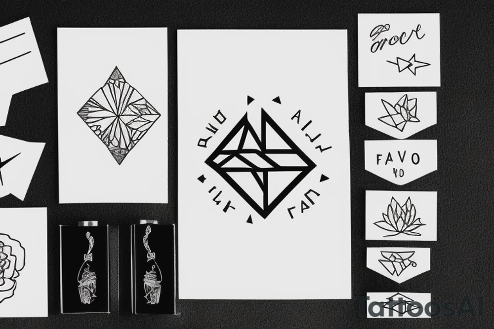 a simple minimalistic version of the words "amor fati" tattoo idea