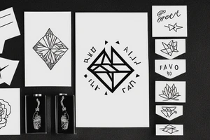 a simple minimalistic version of the words "amor fati" tattoo idea