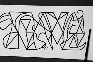 a simple minimalistic version of the words "amor fati" tattoo idea