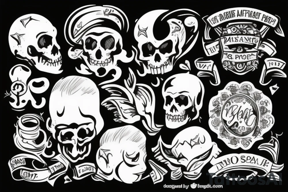 father marine passed tattoo idea
