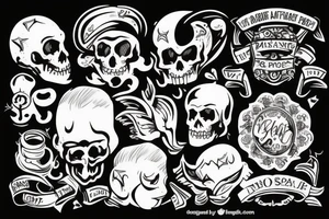 father marine passed tattoo idea