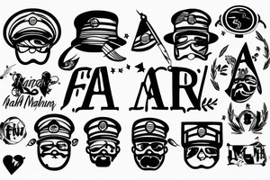 marine father tattoo idea