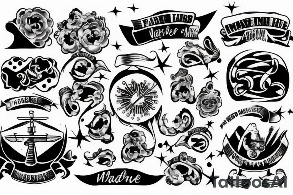 marine father tattoo idea