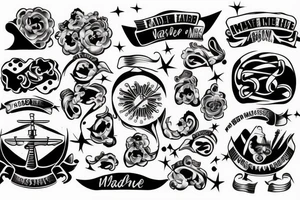 marine father tattoo idea