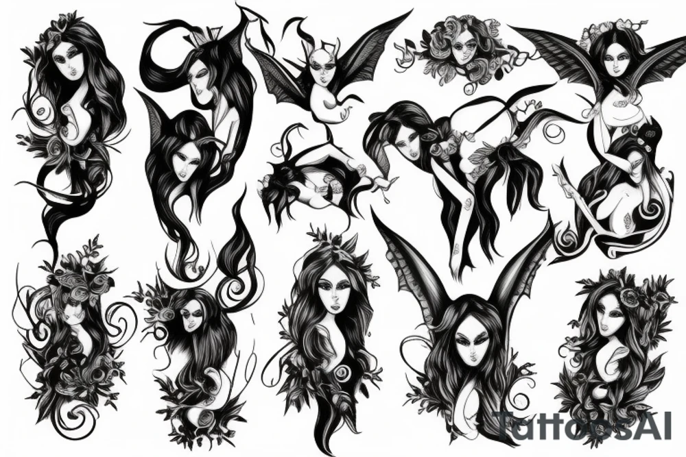 Succubus womb tattoo tattoo idea