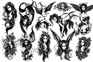 Succubus womb tattoo tattoo idea