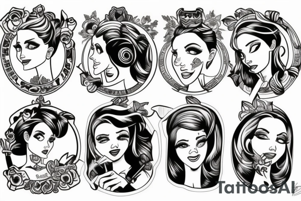 two female detectives tattoo idea