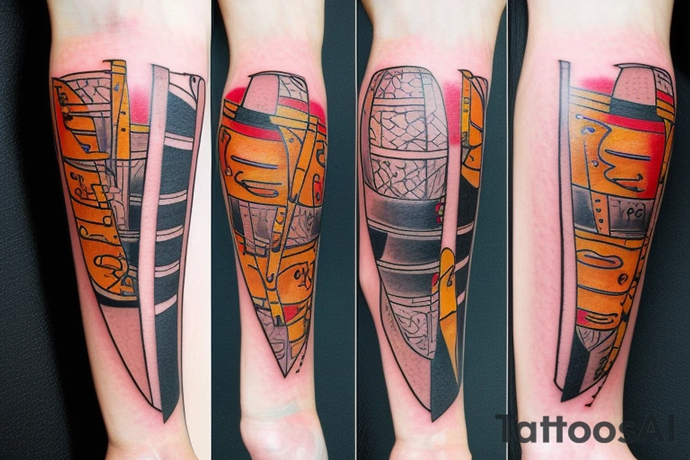 Trombone tattoo idea