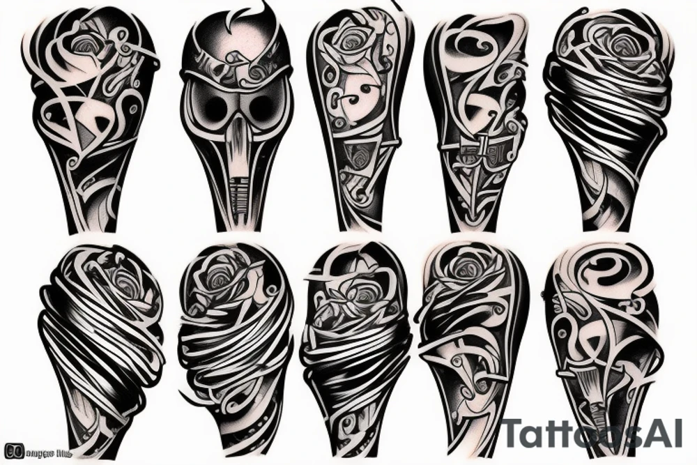 Trombone tattoo idea