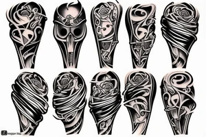 Trombone tattoo idea