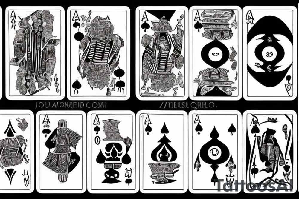Queen of spades tattoo idea