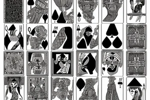 Queen of spades, neck tattoo idea