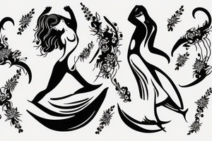 Holy woman, oh, my holy dancer tattoo idea