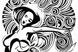 Holy woman, oh, my holy dancer tattoo idea