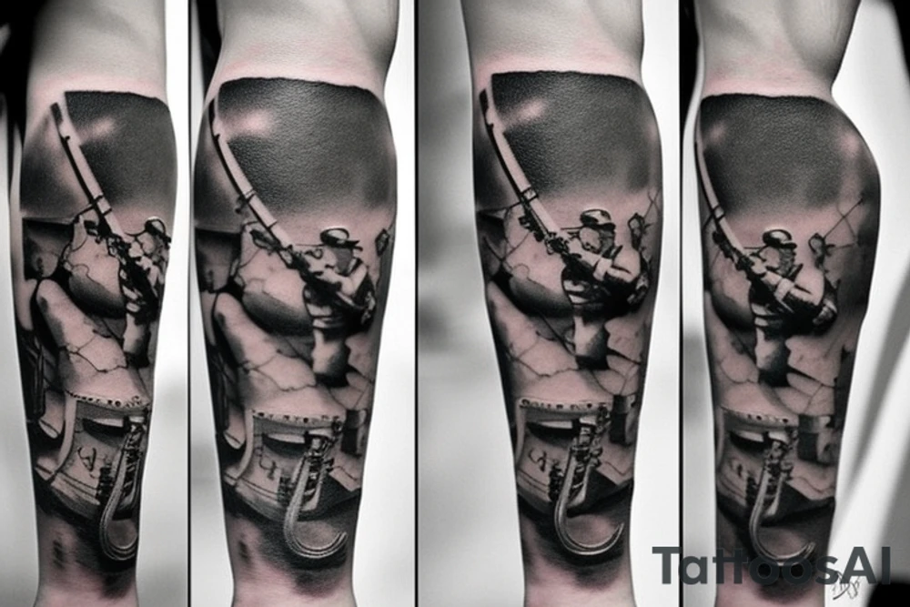 soldier with a trumpet tattoo idea
