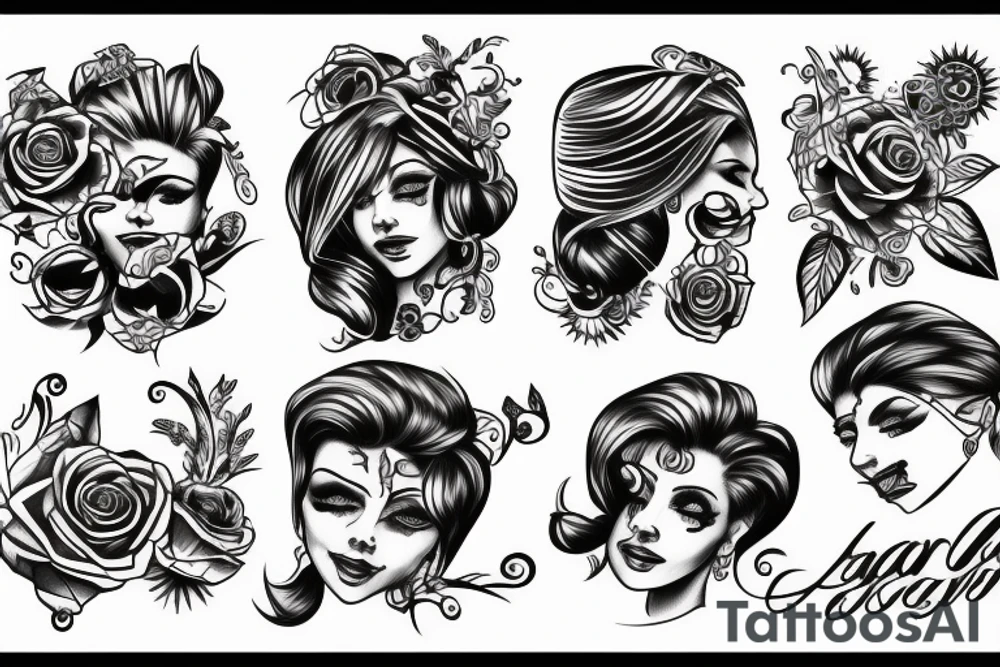 Barber tattoo tattoo idea