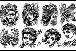 Barber tattoo tattoo idea