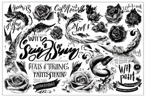 "with pain comes strength" tattoo idea