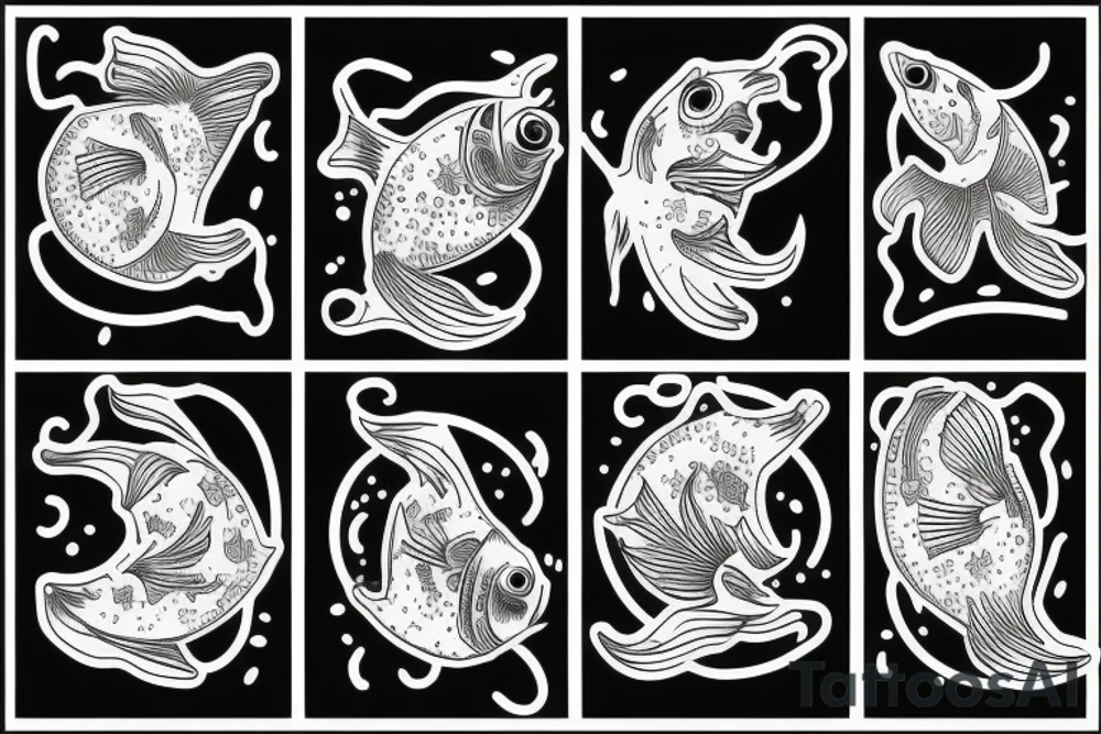 fish jumping out of water tattoo idea