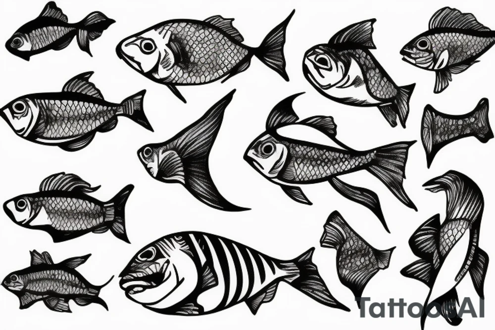 fish jumping out of water tattoo idea