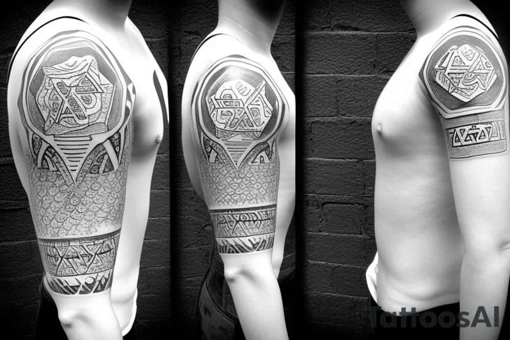 Hebrew tattoo of tennis tattoo idea
